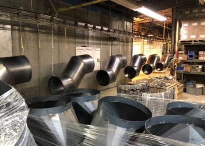 Air Duct Tube Powder Coating