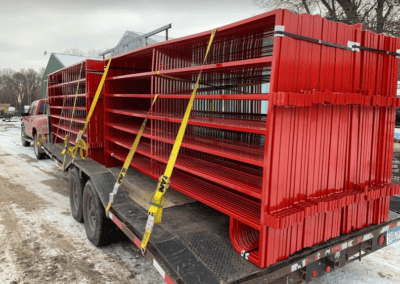 Cattle handling gates manufactured and powder coated
