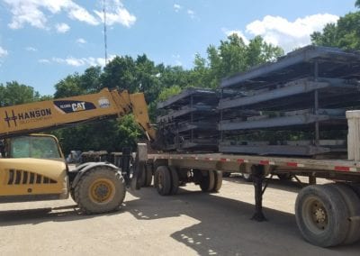 Hanson Picks up, Powder Coats and Ships to customer on our truck