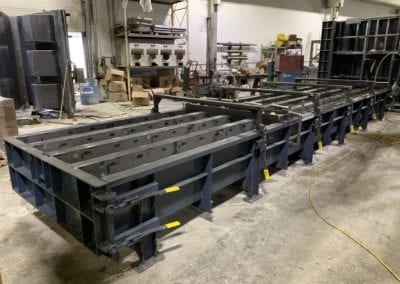 Hanson designed and fabricated custom precast concrete beam form