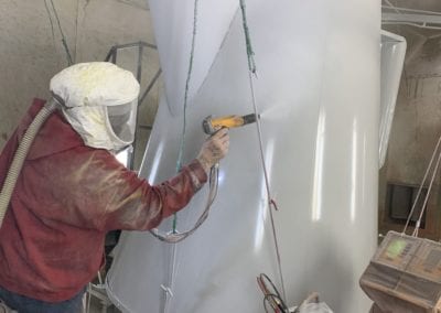 Powdercoated the Willmar Kaffe fest Tea Pot from 1946! 05