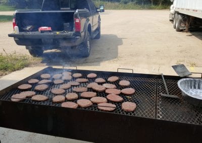 We even made our own Burger grill